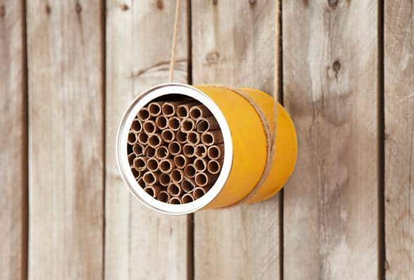 Homemade Mason Bee House