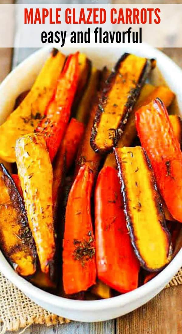 Easy Maple Glazed Carrots