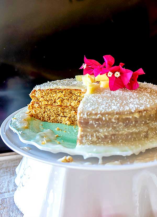 coconut pineapple cake, gluten free