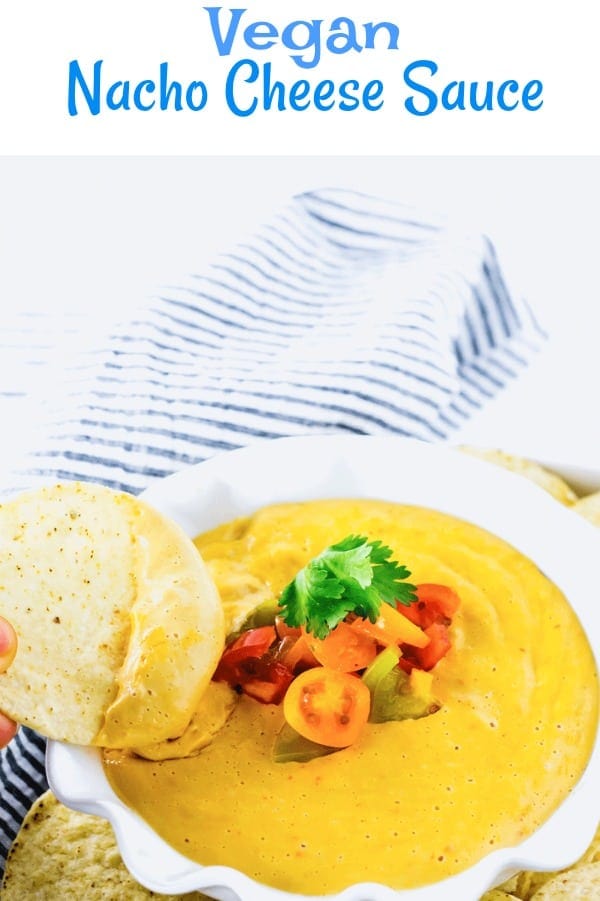 Vegan Nacho Cheese Sauce Pin