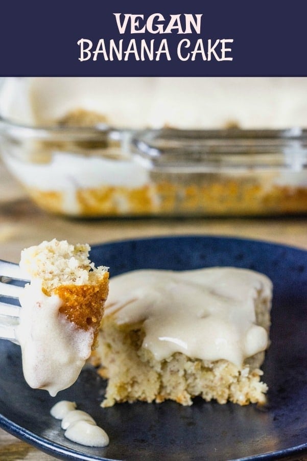 Vegan Banana Cake Pin
