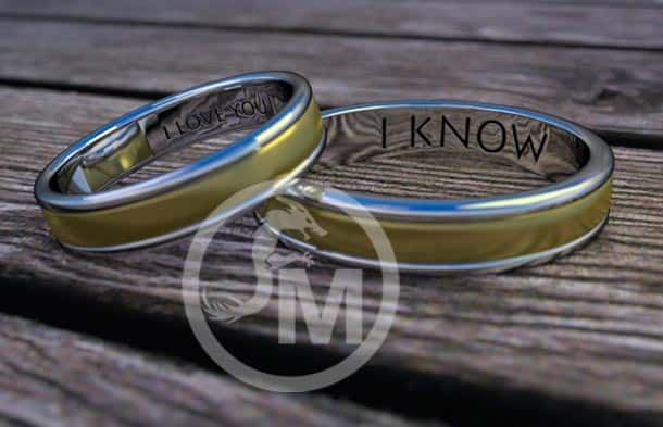 anillos de boda grabado laser anillos de boda grabado laser