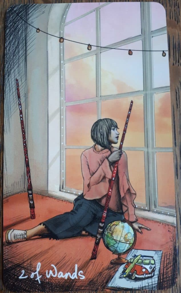 Two Of Wands Yes Or No? (+ InDepth Explanation) Calming Cosmos