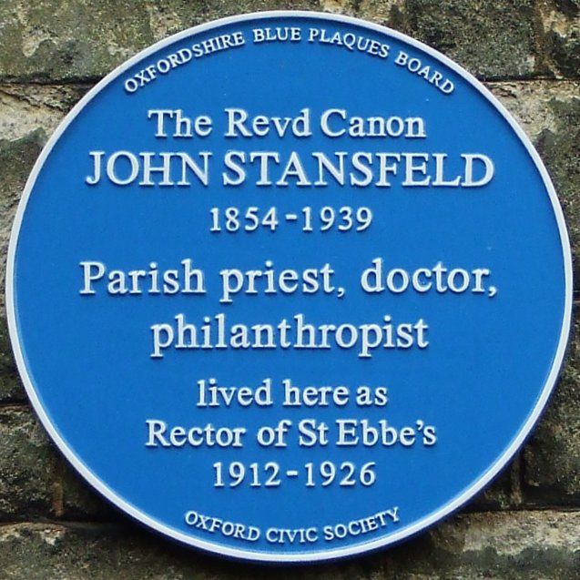 Picture: Blue plaque for John Stansfeld by Owen Massey McKnight ( addedentry) and sourced from Flickr (addedentry/4522466233). Reproduced under a Creative Commons Attribution-ShareAlike 2.0 Generic (CC BY-SA 2.0) licence.