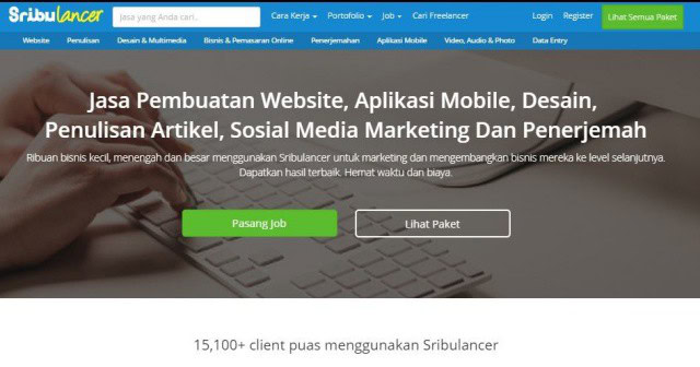 Sribulancer : Gudangnya Freelancer Pembuatan Web