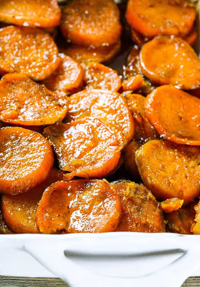 Vegan Baked Candied Yams
