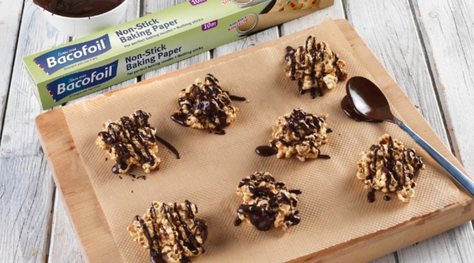 Bacofoil®Homemade Popcorn Cluster Recipe