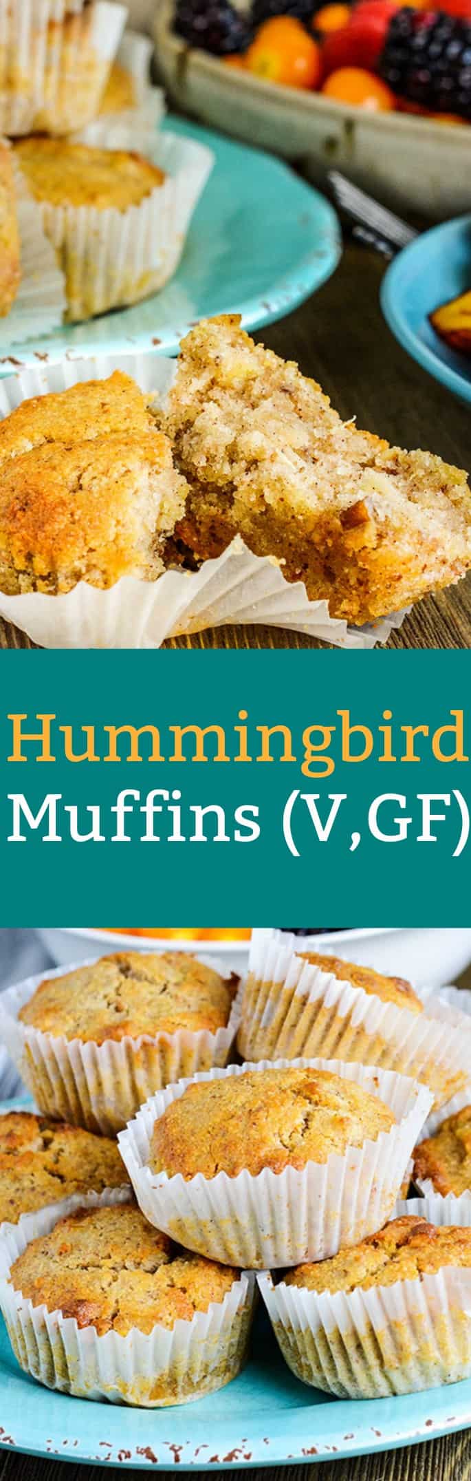 Hummingbird Muffins (Vegan, Gluten-Free)
