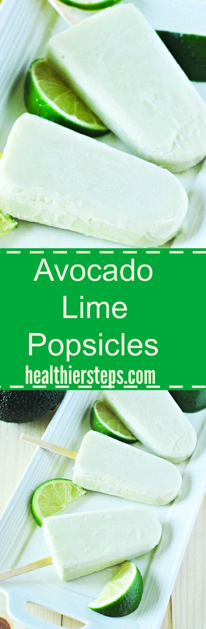 Avocado Lime Popsicles