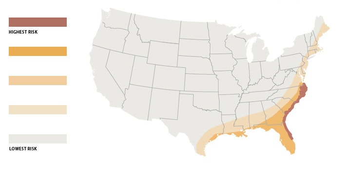 Hurrican Risk Map