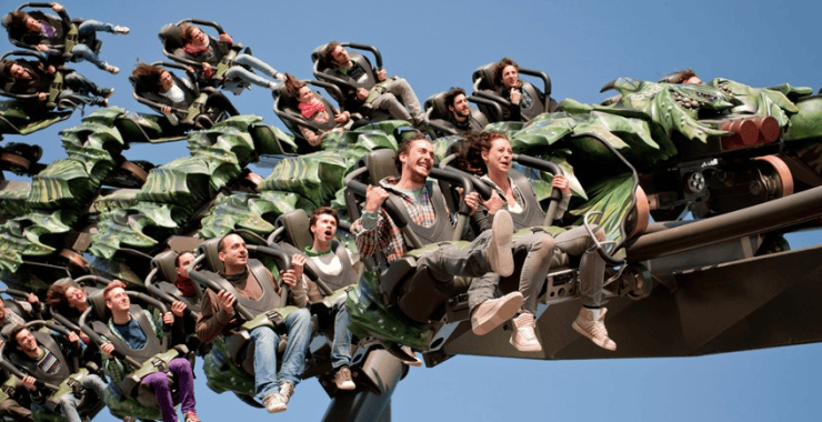 Foto: Gardaland, Wing Coaster - Raptor Foto: Gardaland, Wing Coaster – Raptor