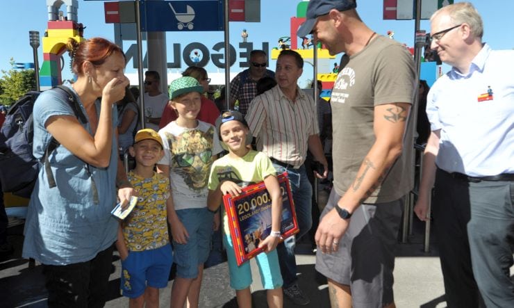 Foto: LEGOLAND Deutschland, 20.000.000 Besucher in LEGOLAND Deutschland