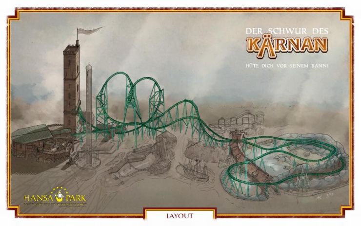 Foto: HANSA PARK, Streckenlayout