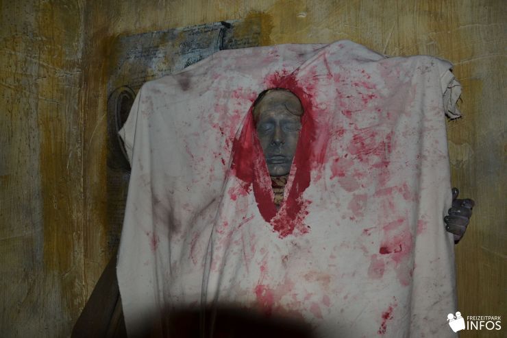 Foto: Freizeitparkinfos.de, Hamburg Dungeon, Das Pestkrankenhaus