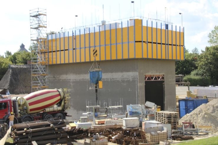 Foto: HANSA-PARK, Kärnan 2015, Bau-Update 28.08.2014