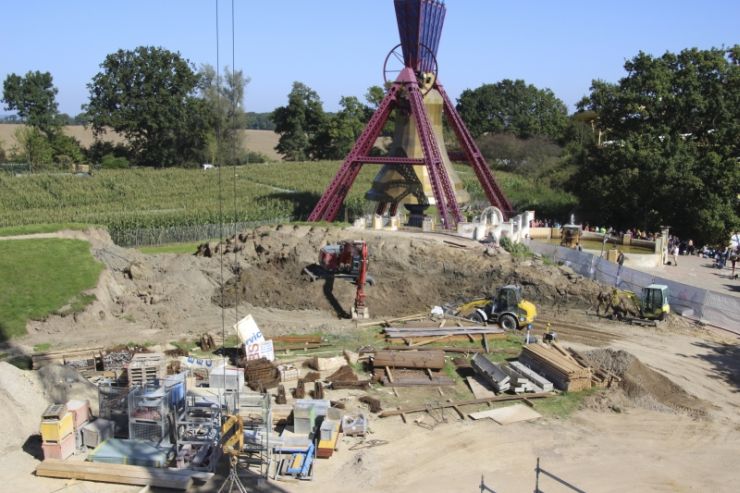 Foto: HANSA-PARK, Kärnan 2015, Bau-Update 04.09.2014
