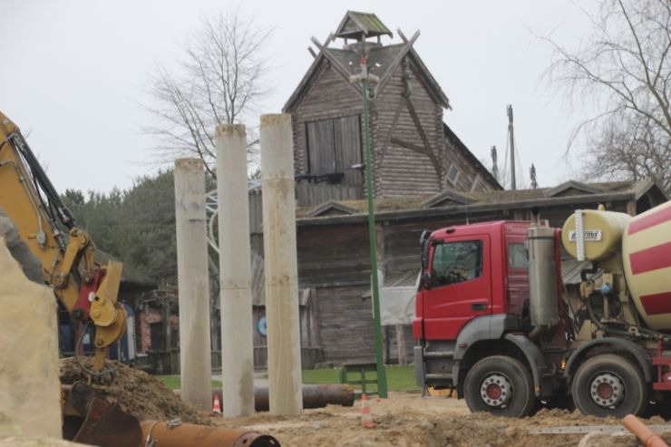 Foto: HANSA-PARK, Kärnan 2015, Bau-Update 21.01.2015