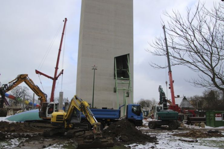 Foto: HANSA-PARK, Kärnan 2015, Bau-Update 03.02.2015