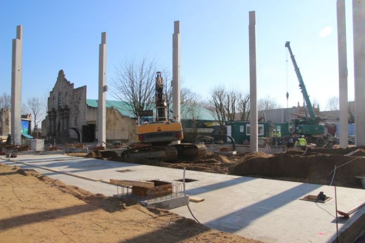 Foto: HANSA-PARK, Kärnan 2015, Bau-Update 19.02.2015