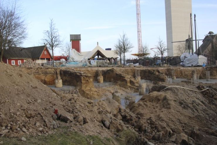 Foto: HANSA-PARK, Kärnan 2015, Bau-Update 18.02.2015