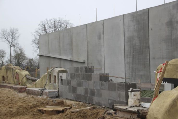 Foto: HANSA-PARK, Kärnan 2015, Bau-Update 13.02.2015
