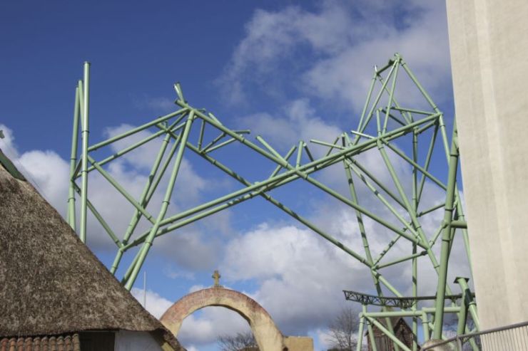 Foto: HANSA-PARK, Kärnan 2015, Bau-Update 06.04.2015