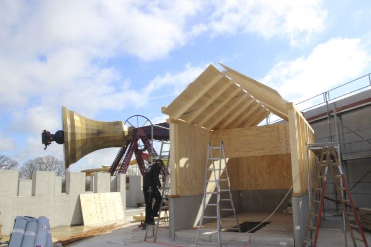 Foto: HANSA-PARK, Kärnan 2015, Bau-Update 08.04.2015
