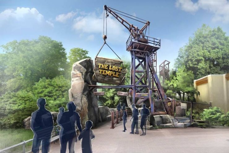 Foto: Movie Park, The Lost Temple Artworks