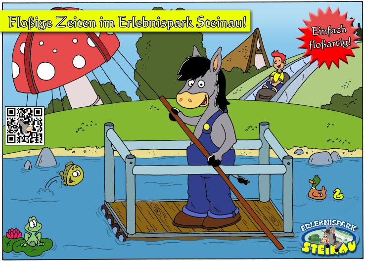 Foto: Erlebnispark Steinau, Opa THEOs Floßfahrt