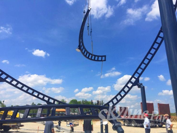Foto: Skyline Park, Bau-Update Sky Dragster 10.06.2016