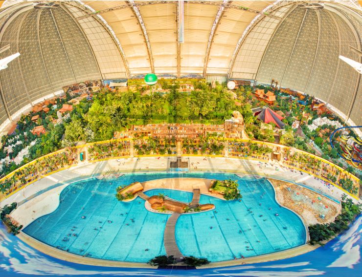Foto: Tropical Islands, Vogelperspektive -innen-