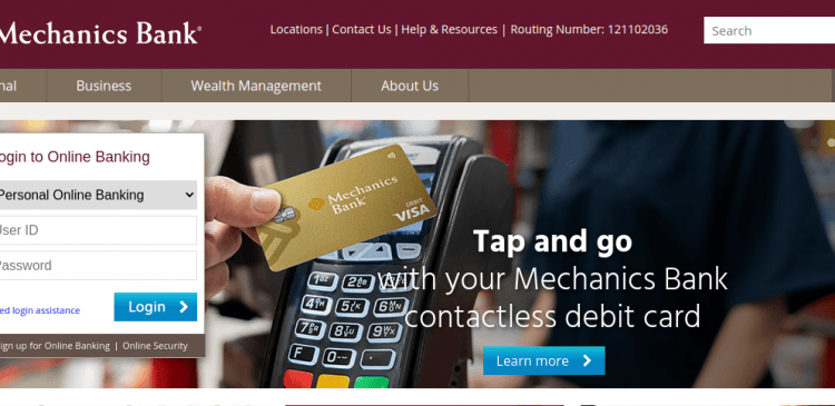 Mechanics Bank Login
