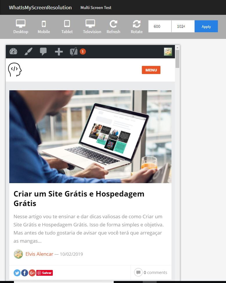 designer responsivo
