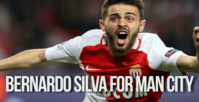 Bernardo Silva in Man City Transfer News