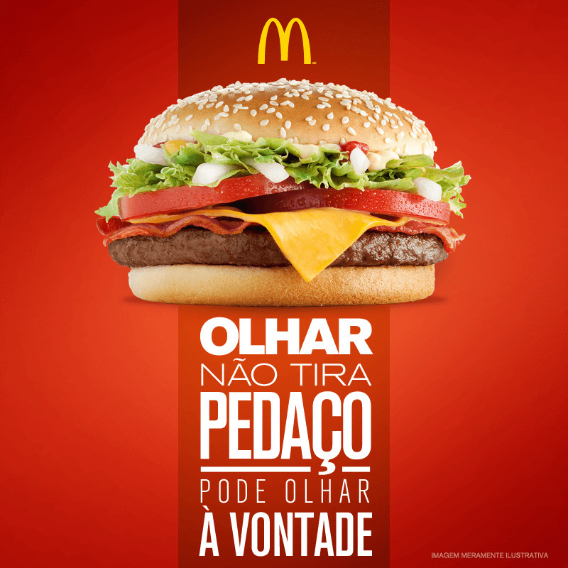 copy chamativa do mc donalds
