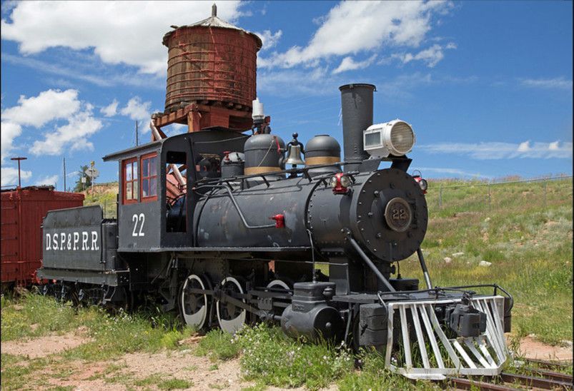 Locomotora DSP&PRR 22 en Colorado