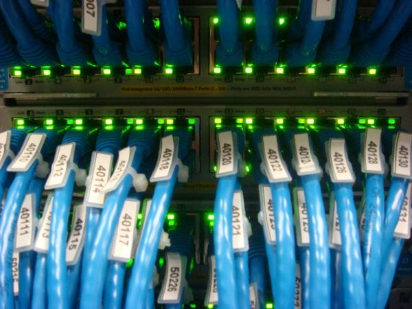 Acknowledgement: The picture - server farm - is by sugree and is reproduced under a Creative Commons Attribution-Share Alike 2.0 Generic Licence. /sugree/3024637789/.