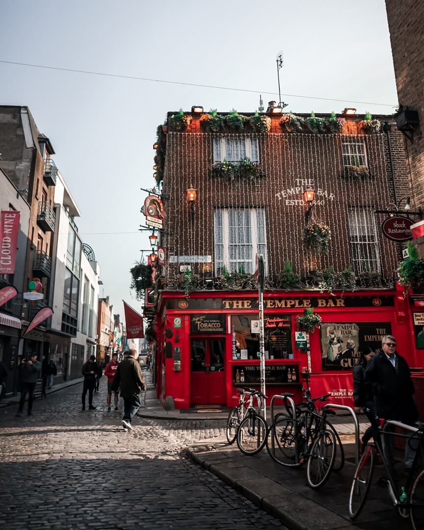 Dublin - Stadtgebiet Temple Bar