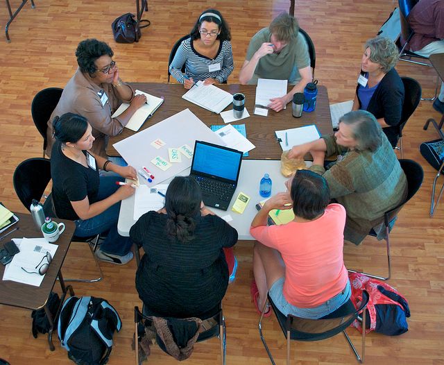 Picture: Group work by Eldan Goldenberg. Sourced from Flcikr and reproduced under a Creative Commons Attribution-NonCommercial-ShareAlike 2.0 Generic (CC BY-NC-SA 2.0) licence.