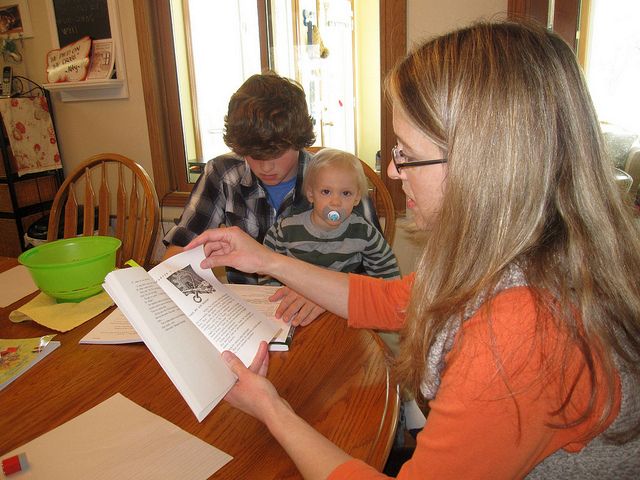 Picture: Homeschooling - Gustoff family in Des Moines - IowaPolitcs.com.Sourced from Flickr and reproduced under a Creative Commons Attribution-ShareAlike 2.0 Generic (CC BY-SA 2.0) licence.