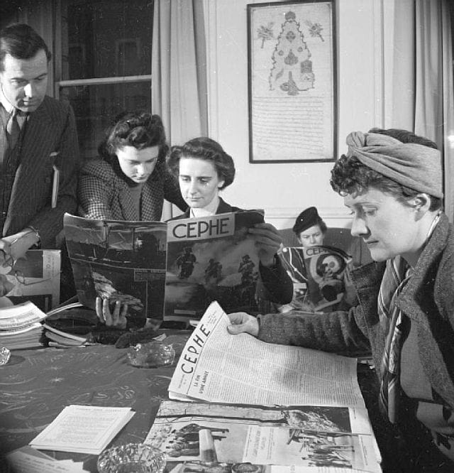 Picture: Imperial War Museum - Britons Learn Turkish- Adult Education in London, 1943. Source - Wikimedia Commons IWM Non Commercial Licence