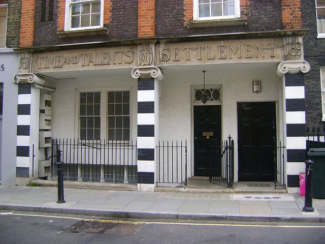 Picture: The original Time and Talents settlement on Bermondsey Street by sarflondonunc. Sourced from Flickr and reproduced under a Creative Commons Attribution-NonCommercial-NoDerivs 2.0 Generic (CC BY-NC-ND 2.0) licence.