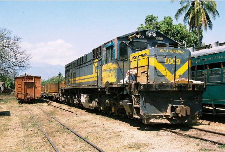 Locomotora Ferrocarril Verapaz
