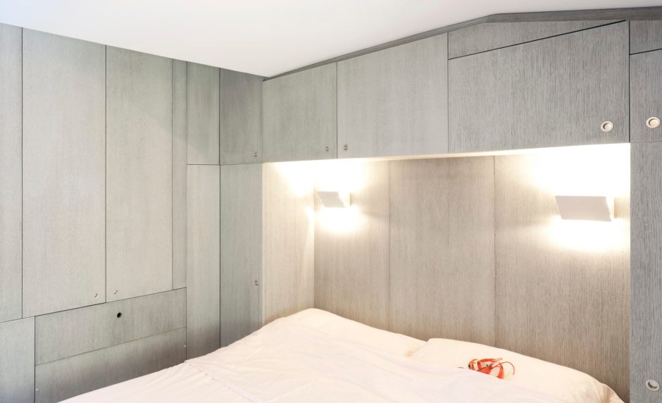 camera da letto a ponte in rovere sbiancato