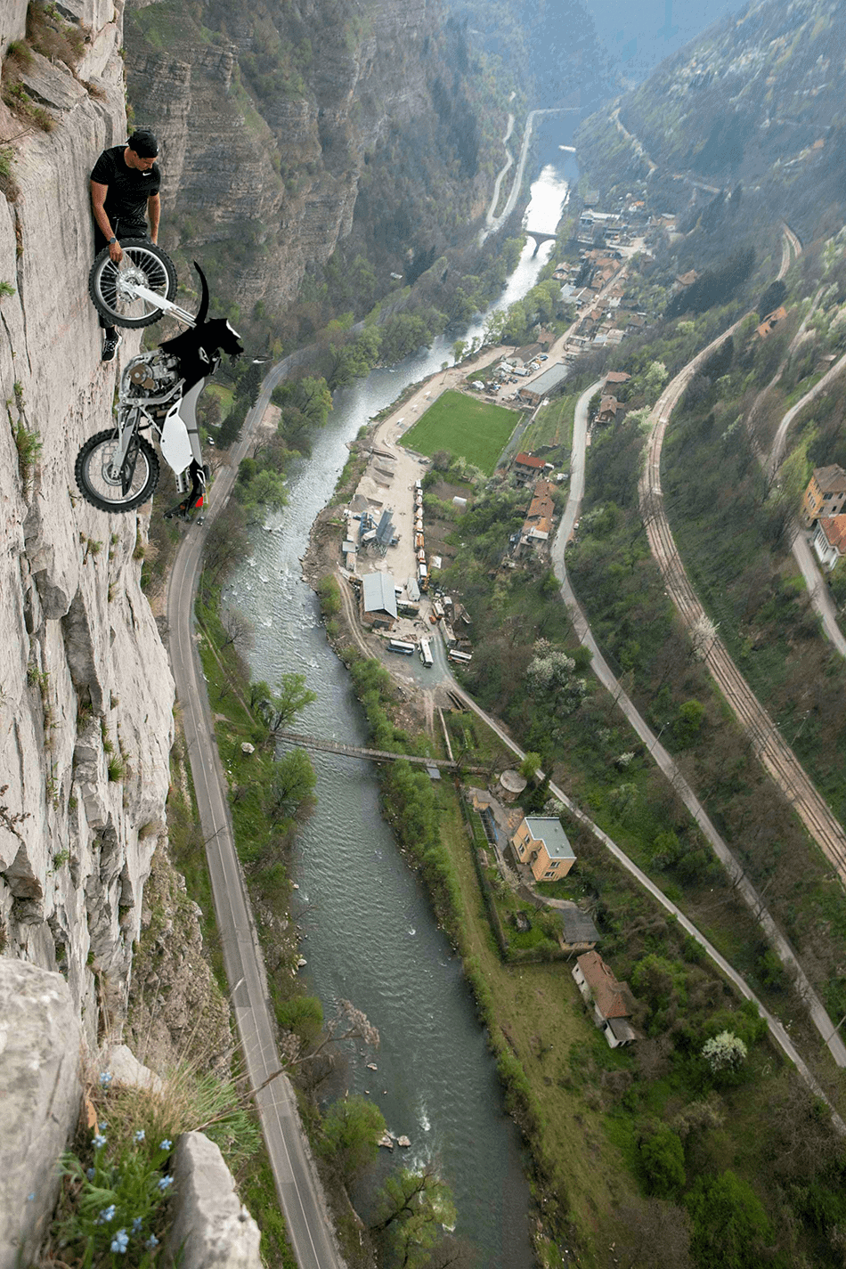 No Rope Access with Motorcycle