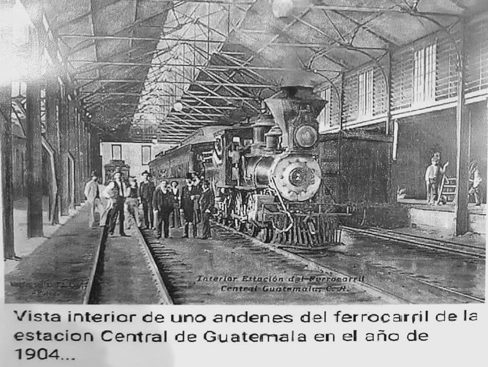 Interior de la Estación Central en 1904