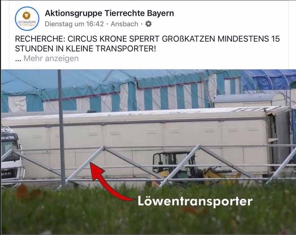Foto Simon Fischer - Dieses soll ein Löwen Transporter sein