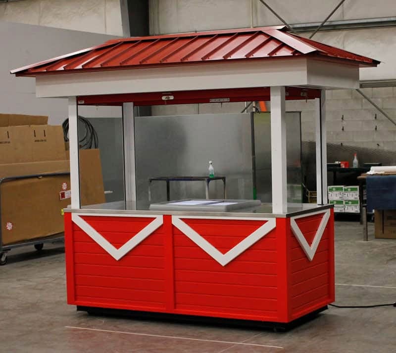 Enchanted Forest Ice Cream Cart custom ice cream cart