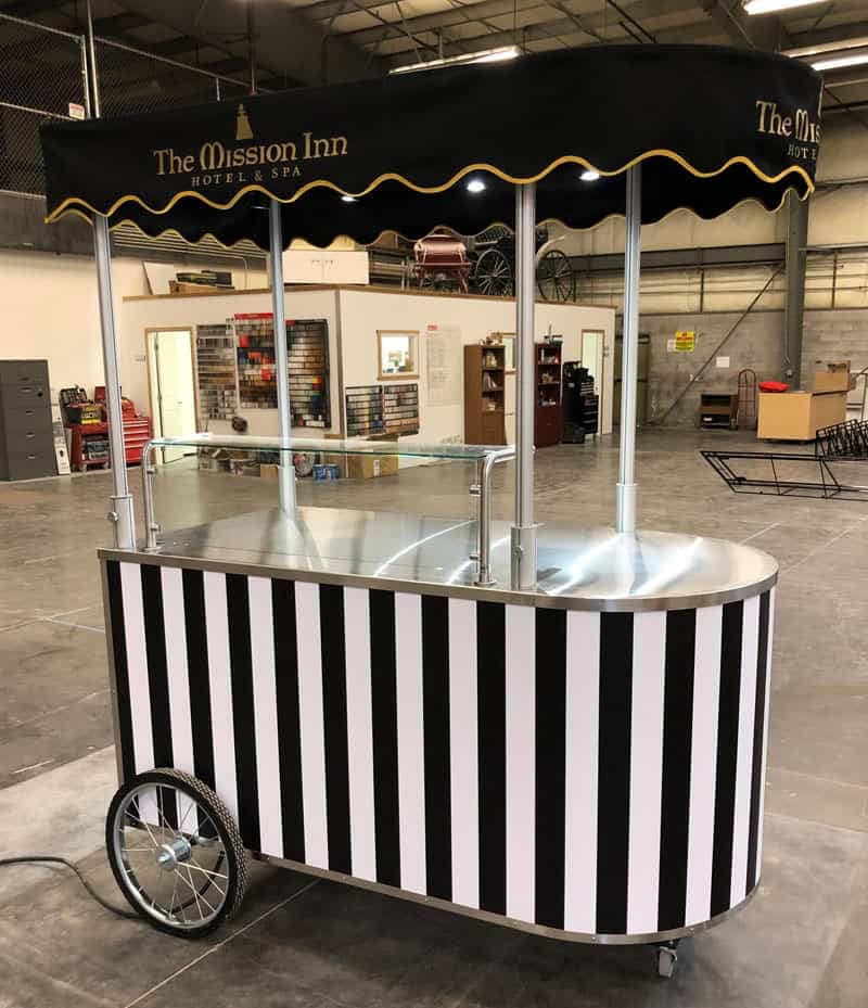 The Mission Inn snack cart mobile food cart builder