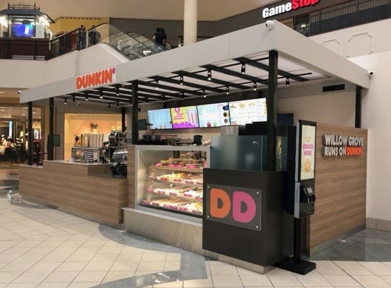 Dunkin Coffee Kiosk custom coffee kiosk